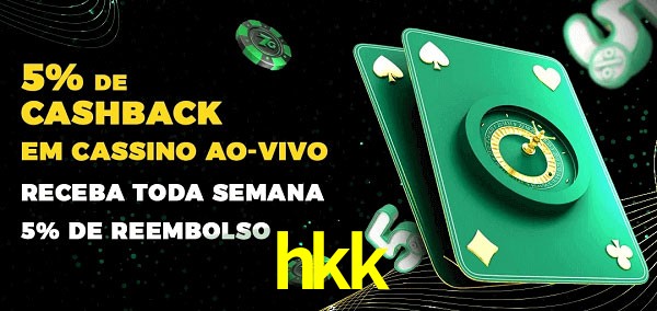 Promoções do cassino ao Vivo hkk